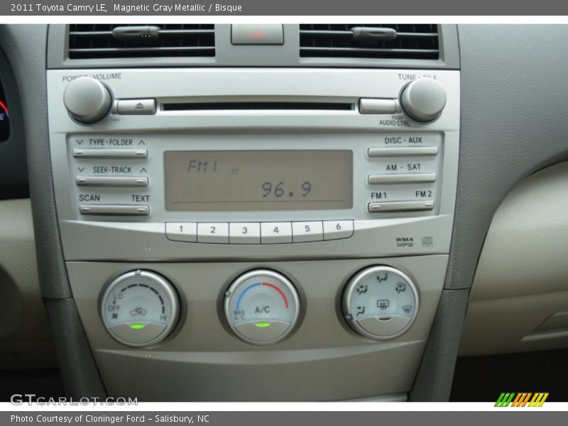Magnetic Gray Metallic / Bisque 2011 Toyota Camry LE