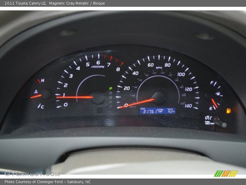Magnetic Gray Metallic / Bisque 2011 Toyota Camry LE