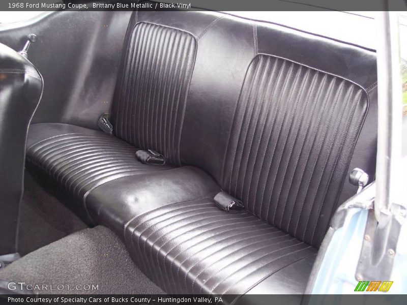 Brittany Blue Metallic / Black Vinyl 1968 Ford Mustang Coupe