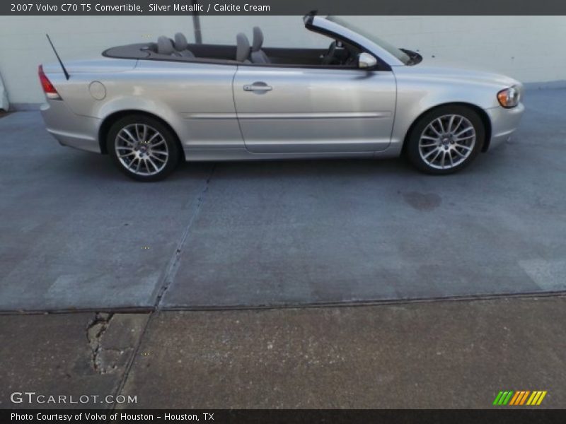 Silver Metallic / Calcite Cream 2007 Volvo C70 T5 Convertible