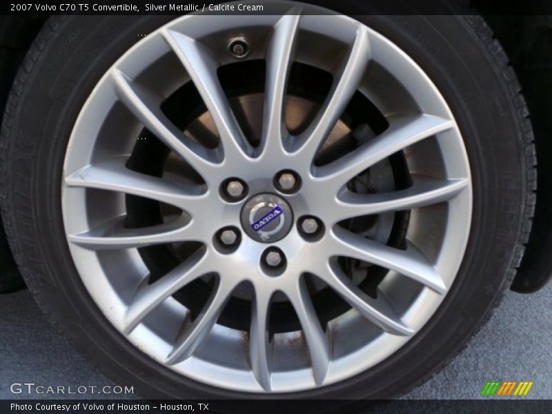Silver Metallic / Calcite Cream 2007 Volvo C70 T5 Convertible