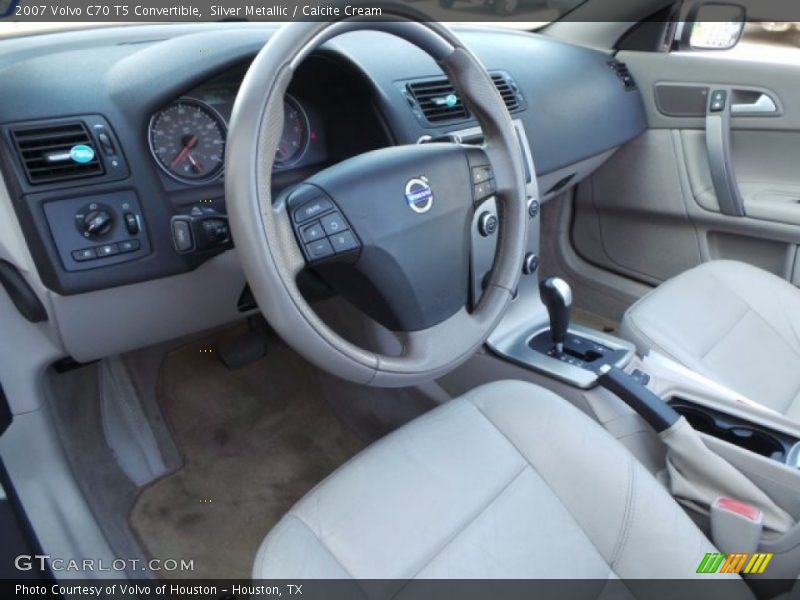 Silver Metallic / Calcite Cream 2007 Volvo C70 T5 Convertible
