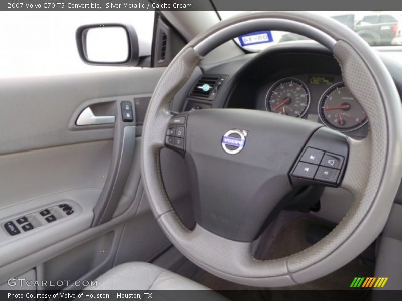Silver Metallic / Calcite Cream 2007 Volvo C70 T5 Convertible