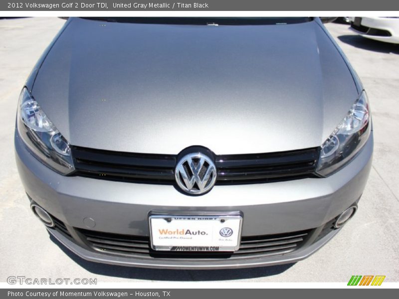 United Gray Metallic / Titan Black 2012 Volkswagen Golf 2 Door TDI