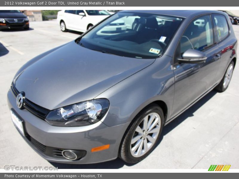 United Gray Metallic / Titan Black 2012 Volkswagen Golf 2 Door TDI