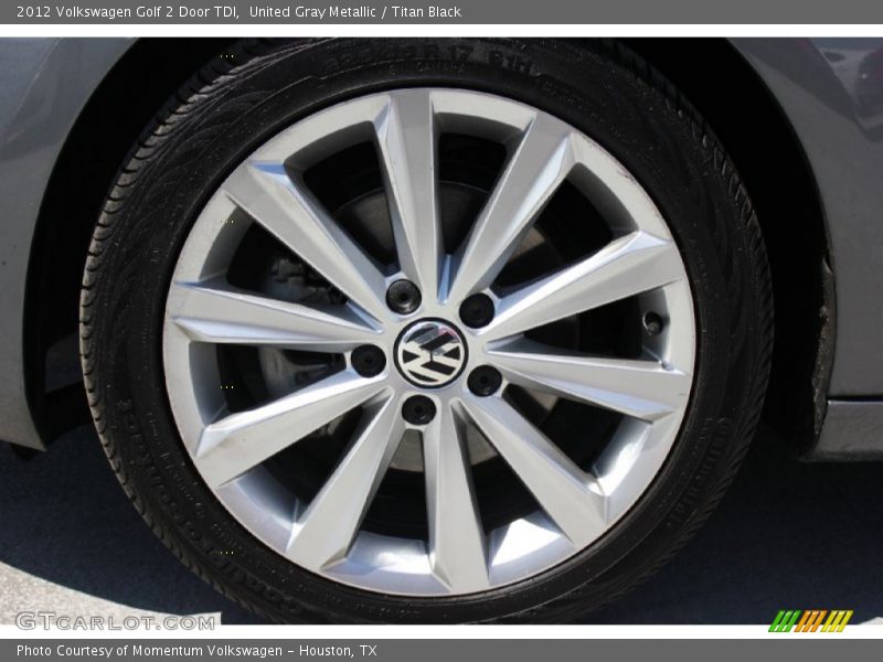 United Gray Metallic / Titan Black 2012 Volkswagen Golf 2 Door TDI