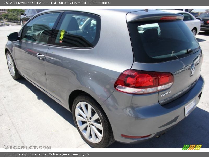 United Gray Metallic / Titan Black 2012 Volkswagen Golf 2 Door TDI