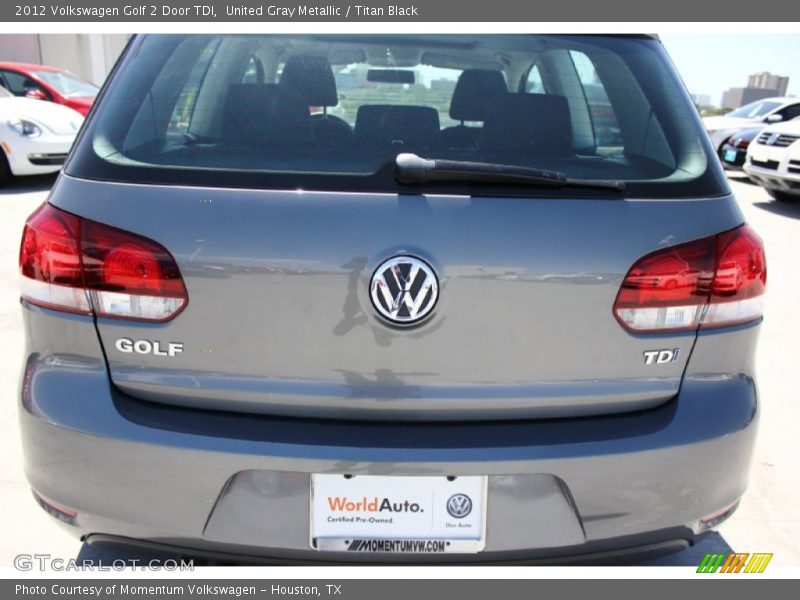 United Gray Metallic / Titan Black 2012 Volkswagen Golf 2 Door TDI