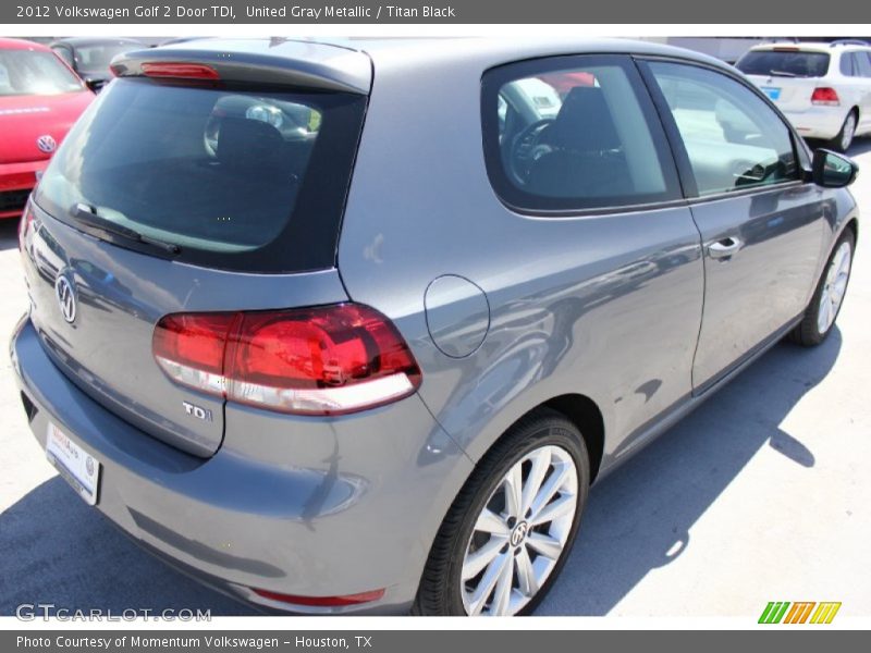 United Gray Metallic / Titan Black 2012 Volkswagen Golf 2 Door TDI