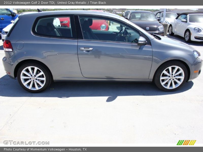 United Gray Metallic / Titan Black 2012 Volkswagen Golf 2 Door TDI