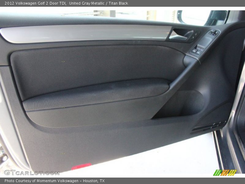 United Gray Metallic / Titan Black 2012 Volkswagen Golf 2 Door TDI