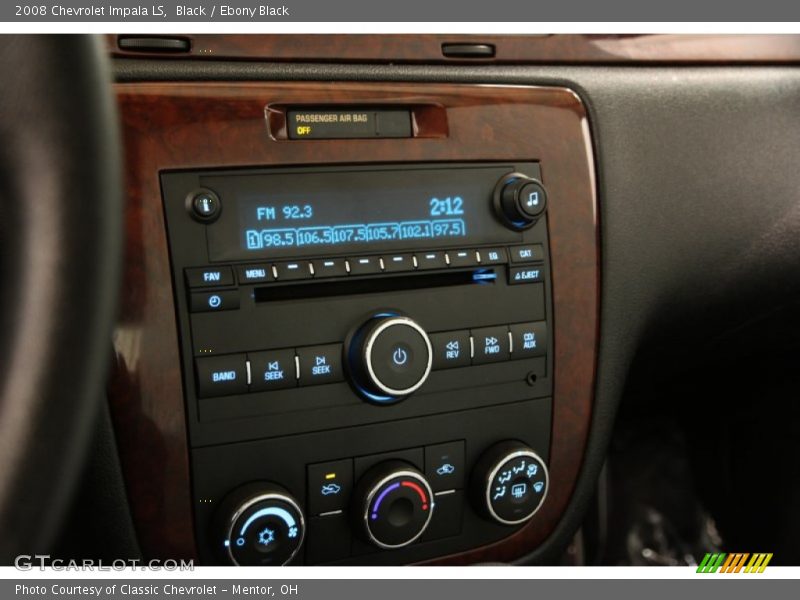 Black / Ebony Black 2008 Chevrolet Impala LS