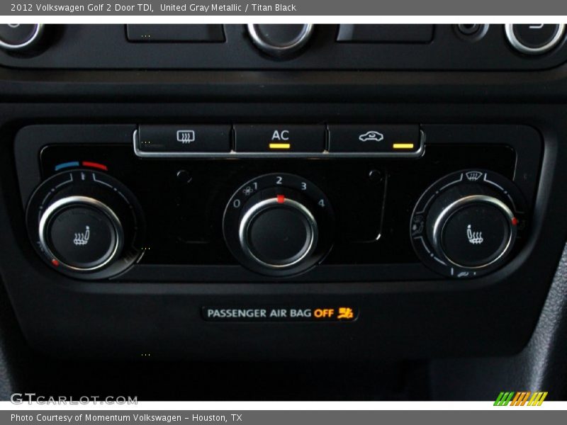 United Gray Metallic / Titan Black 2012 Volkswagen Golf 2 Door TDI