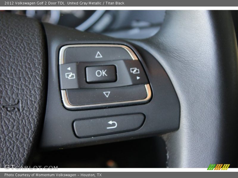 United Gray Metallic / Titan Black 2012 Volkswagen Golf 2 Door TDI