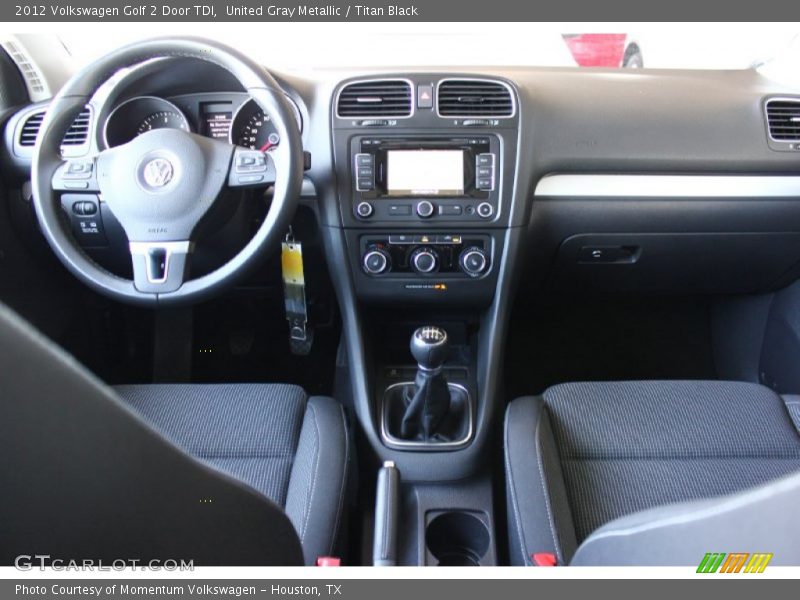 United Gray Metallic / Titan Black 2012 Volkswagen Golf 2 Door TDI