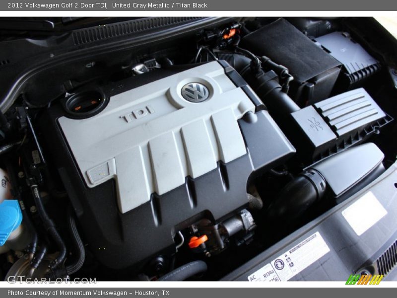United Gray Metallic / Titan Black 2012 Volkswagen Golf 2 Door TDI