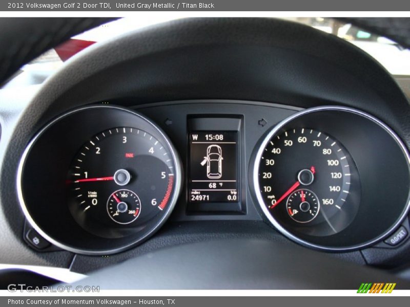 United Gray Metallic / Titan Black 2012 Volkswagen Golf 2 Door TDI