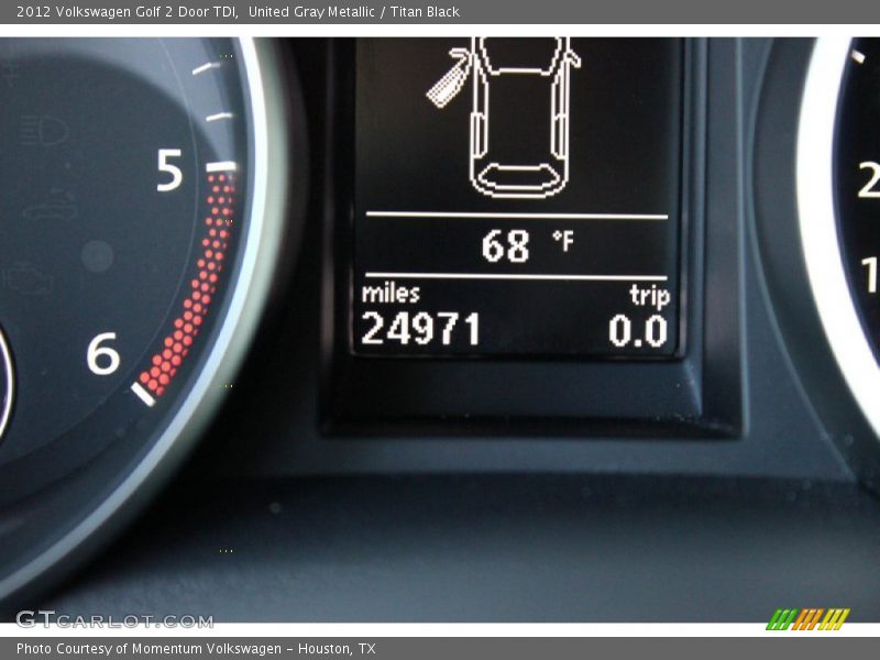 United Gray Metallic / Titan Black 2012 Volkswagen Golf 2 Door TDI