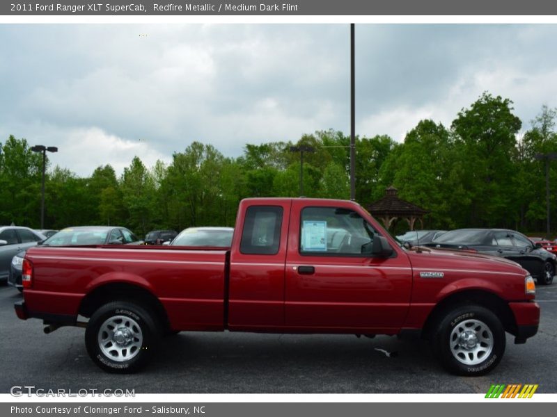 Redfire Metallic / Medium Dark Flint 2011 Ford Ranger XLT SuperCab