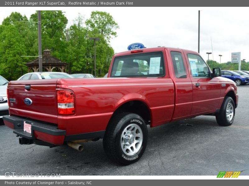 Redfire Metallic / Medium Dark Flint 2011 Ford Ranger XLT SuperCab