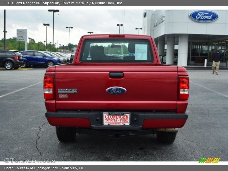 Redfire Metallic / Medium Dark Flint 2011 Ford Ranger XLT SuperCab