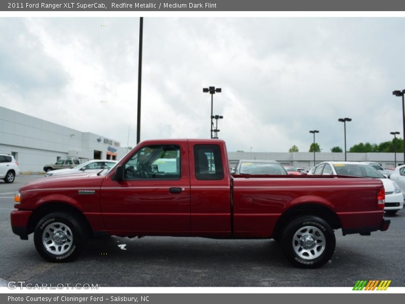 Redfire Metallic / Medium Dark Flint 2011 Ford Ranger XLT SuperCab