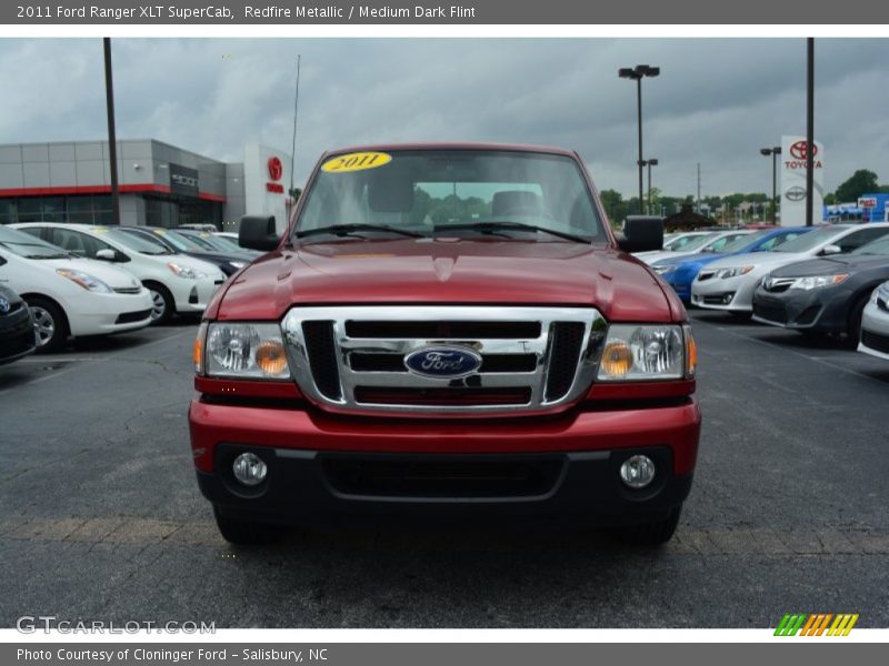 Redfire Metallic / Medium Dark Flint 2011 Ford Ranger XLT SuperCab