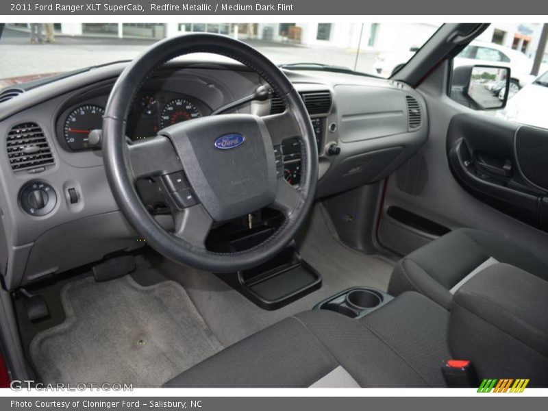 Redfire Metallic / Medium Dark Flint 2011 Ford Ranger XLT SuperCab