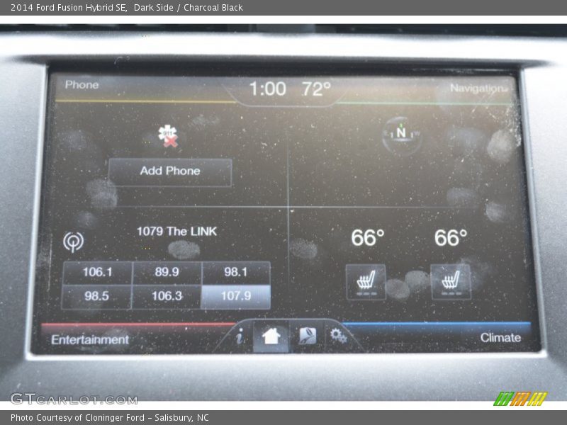 Dark Side / Charcoal Black 2014 Ford Fusion Hybrid SE