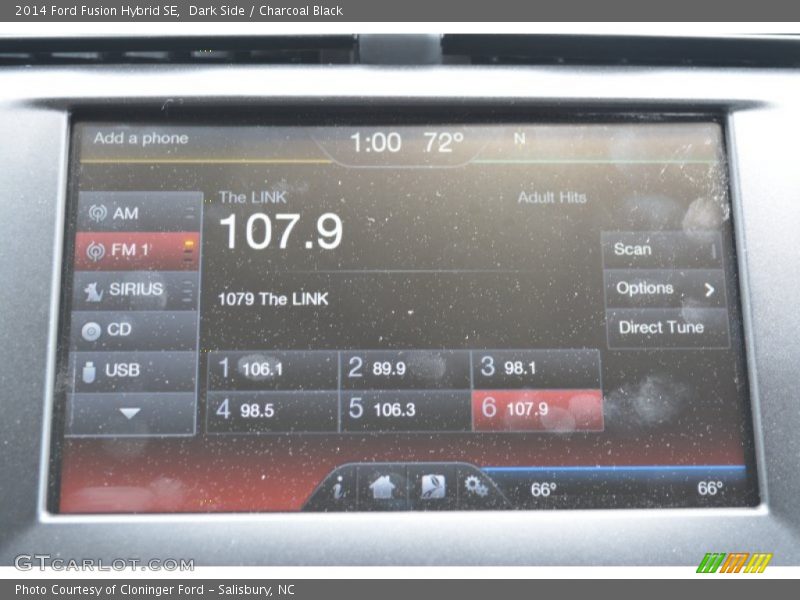 Dark Side / Charcoal Black 2014 Ford Fusion Hybrid SE