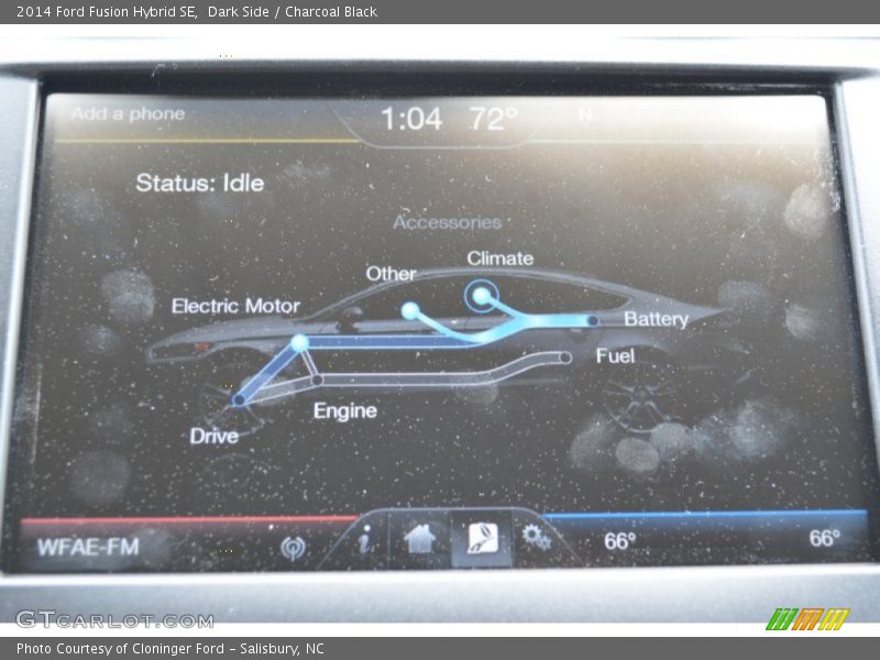 Dark Side / Charcoal Black 2014 Ford Fusion Hybrid SE