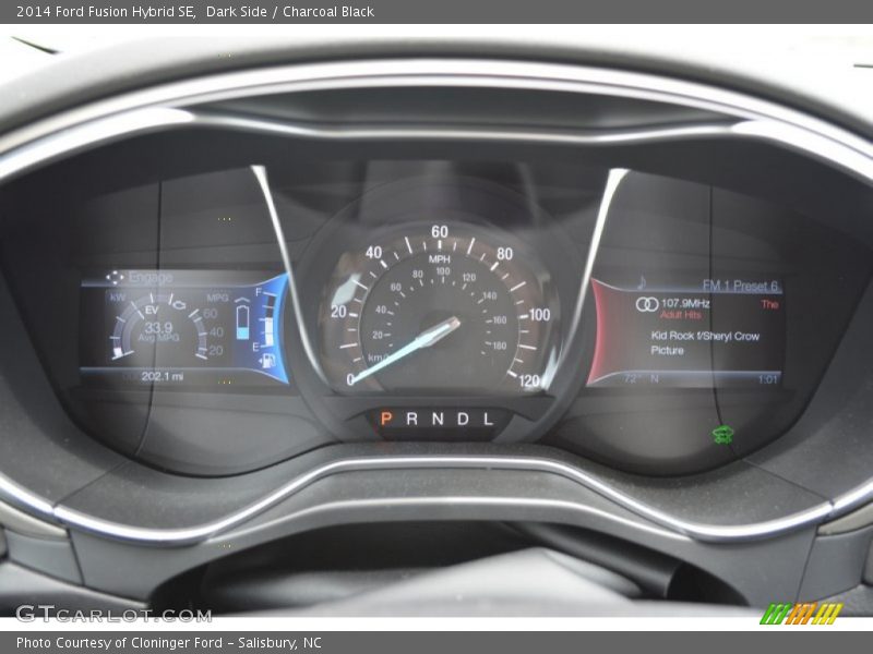 Dark Side / Charcoal Black 2014 Ford Fusion Hybrid SE