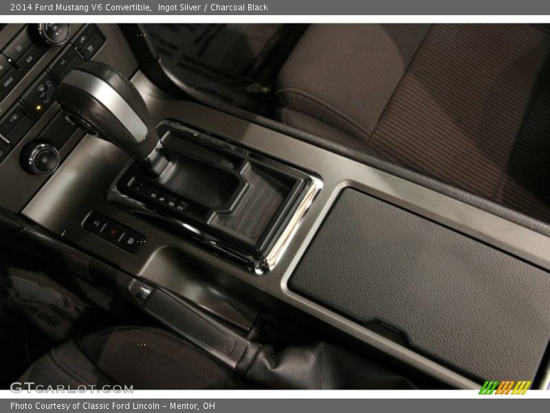 Ingot Silver / Charcoal Black 2014 Ford Mustang V6 Convertible