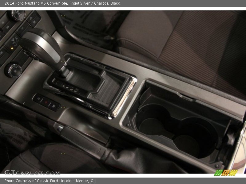 Ingot Silver / Charcoal Black 2014 Ford Mustang V6 Convertible