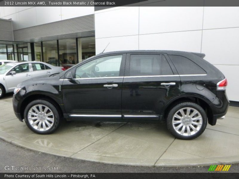 Tuxedo Black Metallic / Charcoal Black 2012 Lincoln MKX AWD