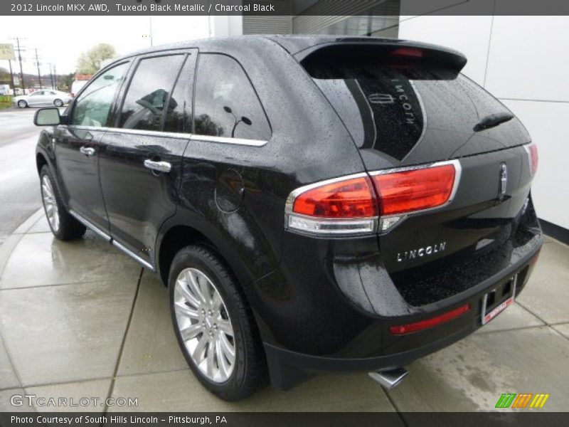 Tuxedo Black Metallic / Charcoal Black 2012 Lincoln MKX AWD