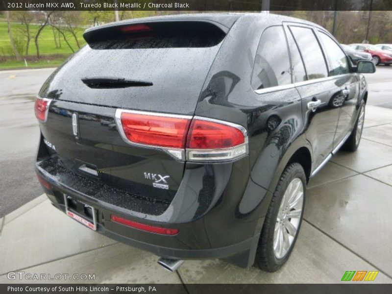 Tuxedo Black Metallic / Charcoal Black 2012 Lincoln MKX AWD