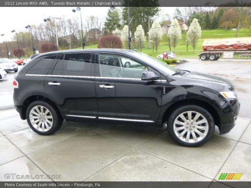 Tuxedo Black Metallic / Charcoal Black 2012 Lincoln MKX AWD