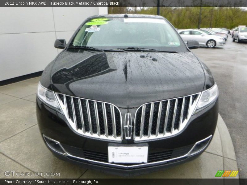 Tuxedo Black Metallic / Charcoal Black 2012 Lincoln MKX AWD