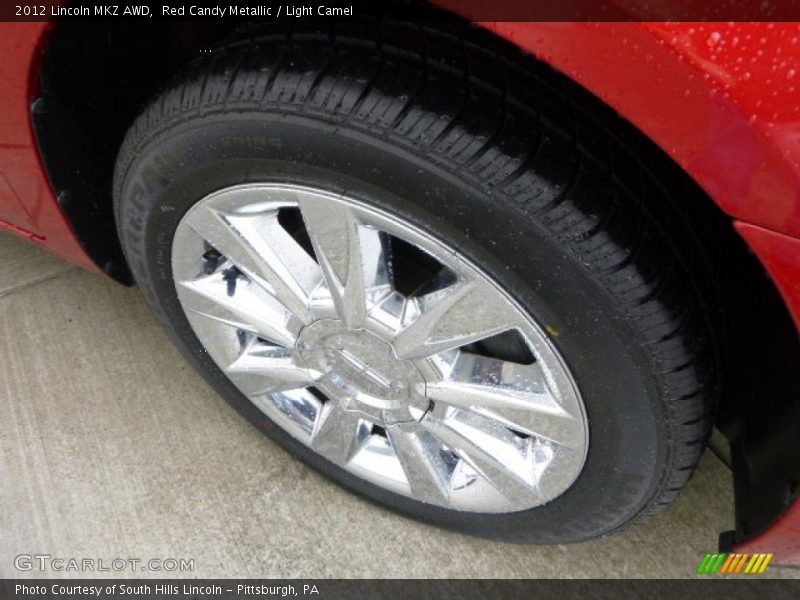 Red Candy Metallic / Light Camel 2012 Lincoln MKZ AWD