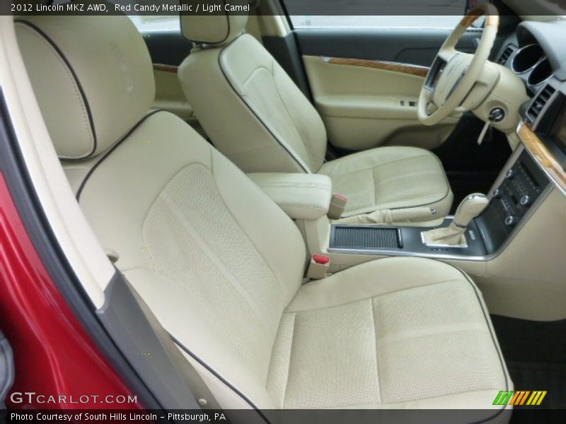 Red Candy Metallic / Light Camel 2012 Lincoln MKZ AWD