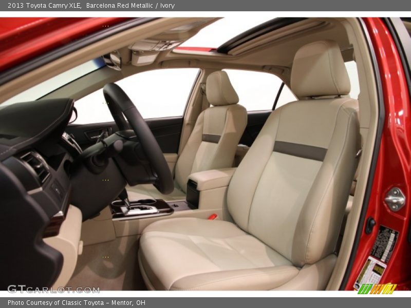 Barcelona Red Metallic / Ivory 2013 Toyota Camry XLE