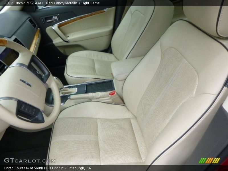 Red Candy Metallic / Light Camel 2012 Lincoln MKZ AWD
