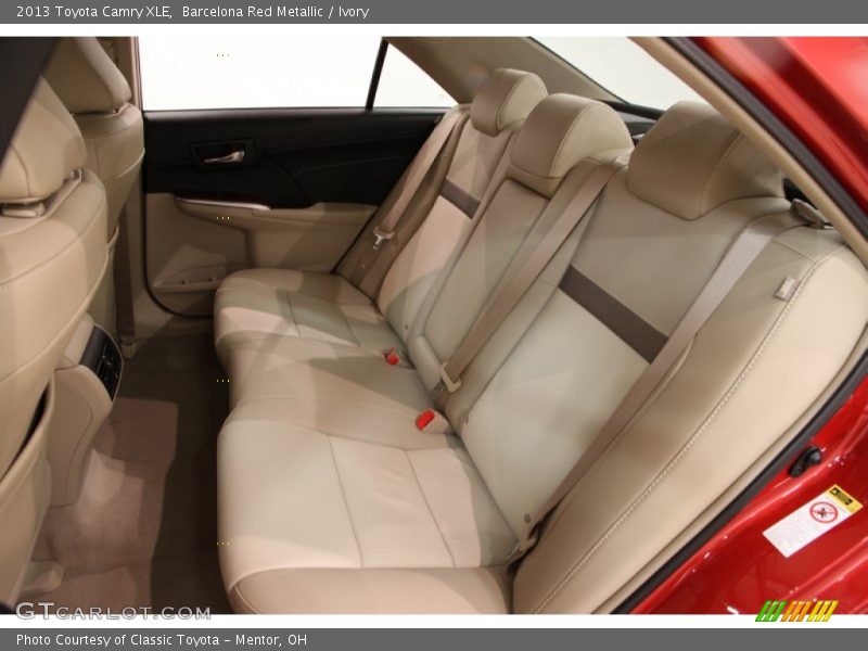 Barcelona Red Metallic / Ivory 2013 Toyota Camry XLE