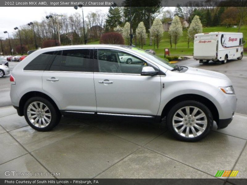 Ingot Silver Metallic / Charcoal Black 2012 Lincoln MKX AWD