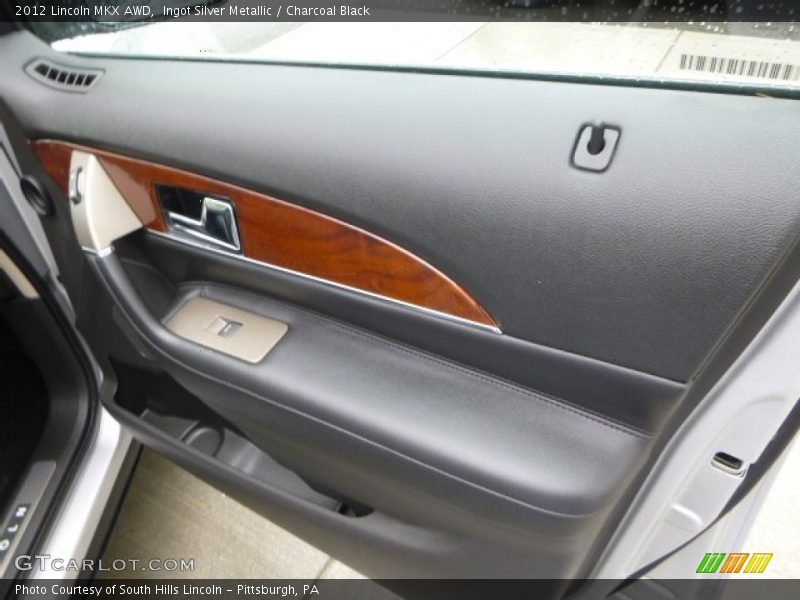 Ingot Silver Metallic / Charcoal Black 2012 Lincoln MKX AWD