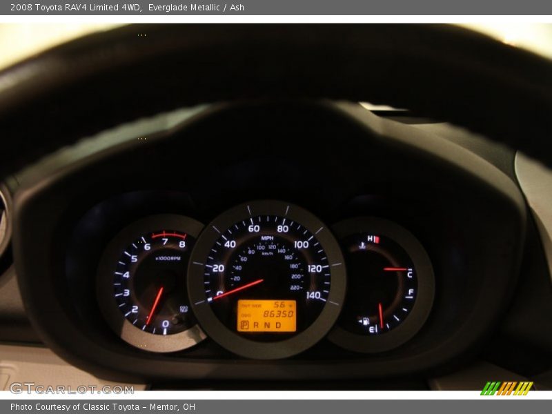 Everglade Metallic / Ash 2008 Toyota RAV4 Limited 4WD