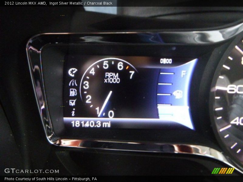 Ingot Silver Metallic / Charcoal Black 2012 Lincoln MKX AWD