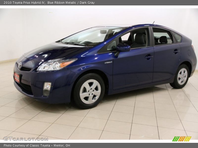 Blue Ribbon Metallic / Dark Gray 2010 Toyota Prius Hybrid IV