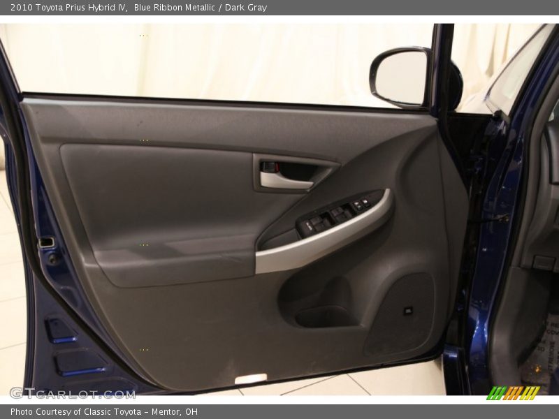 Blue Ribbon Metallic / Dark Gray 2010 Toyota Prius Hybrid IV